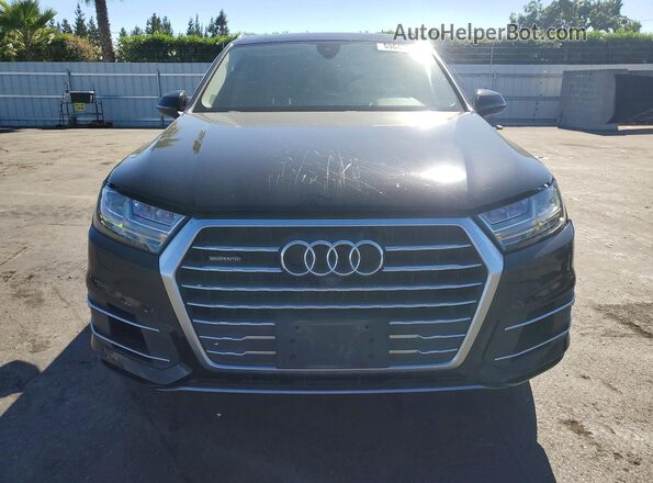 WA1LAAF70JD005787 2018 AUDI Q7 Black წინა ხედი