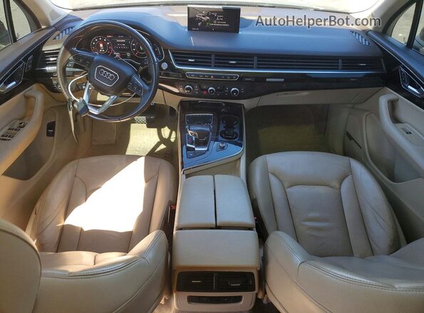 WA1LAAF70JD005787 2018 AUDI Q7 Black წინა პანელის ხედი
