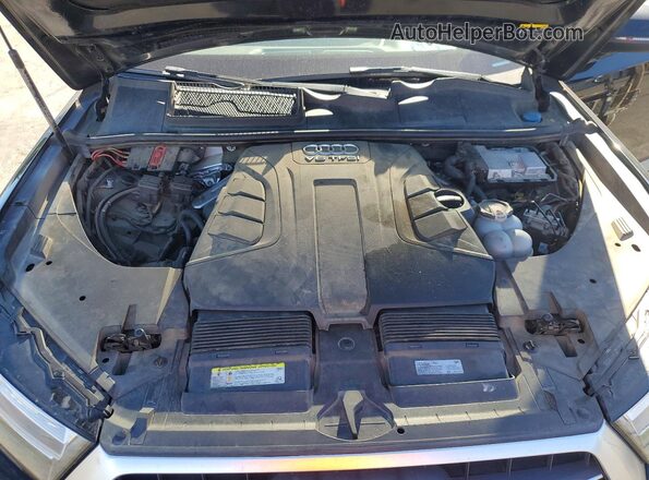 WA1LAAF70JD005787 2018 AUDI Q7 Black ძრავის განყოფილების ხედი