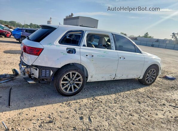 WA1LAAF70KD013888 2019 AUDI Q7 White უკანა მარჯვენა