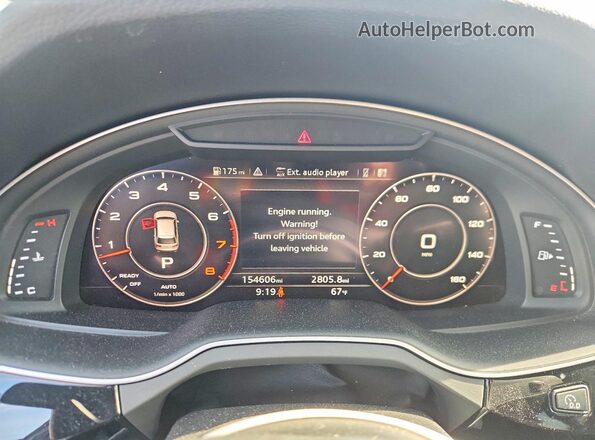WA1LAAF71HD023872 2017 AUDI Q7 Black Widok tylnych siedzeń