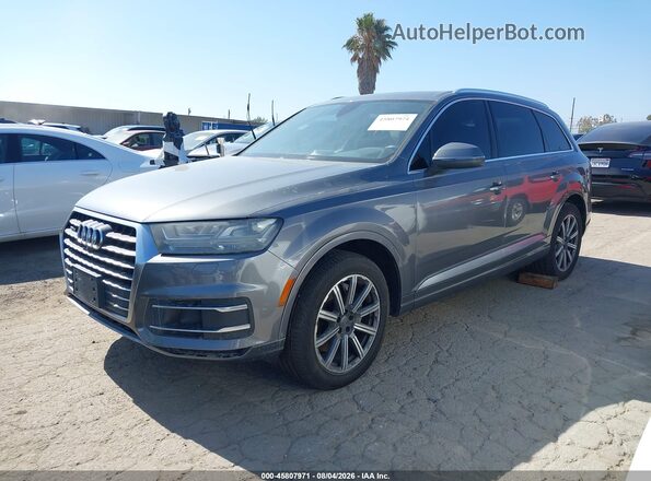 WA1LAAF71HD024262 2017 AUDI Q7 Gray Առջևի ձախ երեք քառորդ տեսարան