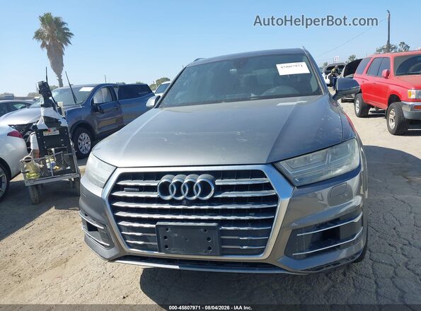 WA1LAAF71HD024262 2017 AUDI Q7 Gray Սարքավորումների վահանակի տեսք