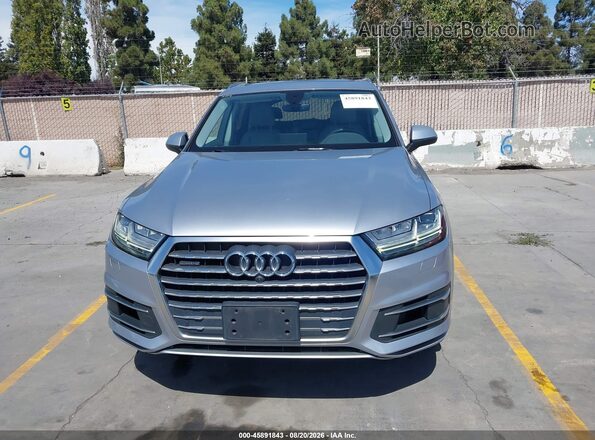 WA1LAAF71HD034435 2017 AUDI Q7 Silver Instrument cluster view