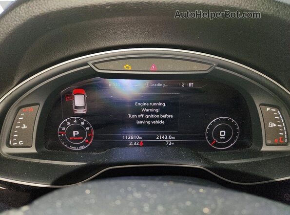 WA1LAAF71HD050909 2017 AUDI Q7 Black Vista del cuadro de instrumentos