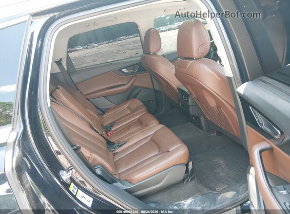 WA1LAAF71JD005166 2018 AUDI Q7 Dark Blue Widok naklejki z numerem VIN