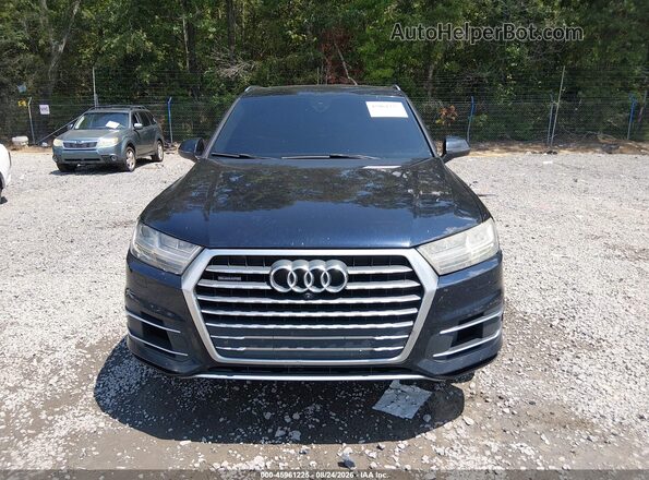 WA1LAAF71JD005166 2018 AUDI Q7 Dark Blue Widok wnętrza z tyłu