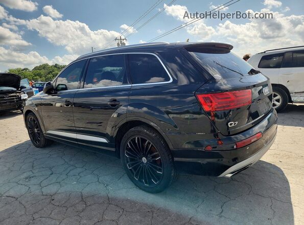 WA1LAAF71JD037308 2018 AUDI Q7 Black უკანა მარცხენა