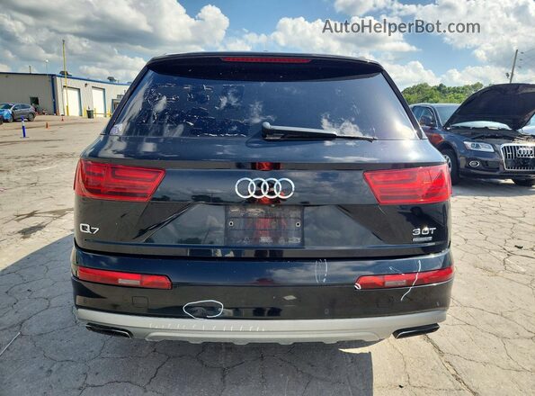 WA1LAAF71JD037308 2018 AUDI Q7 Black უკანა ხედი