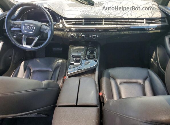 WA1LAAF71KD012037 2019 AUDI Q7 Silver Առջևի վահանակի տեսք