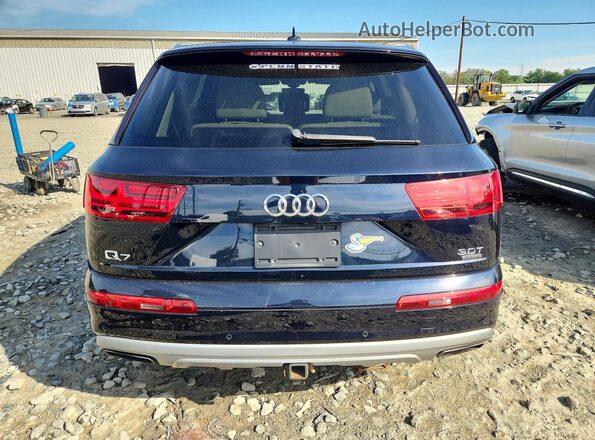 WA1LAAF72HD023671 2017 AUDI Q7 Black უკანა ხედი