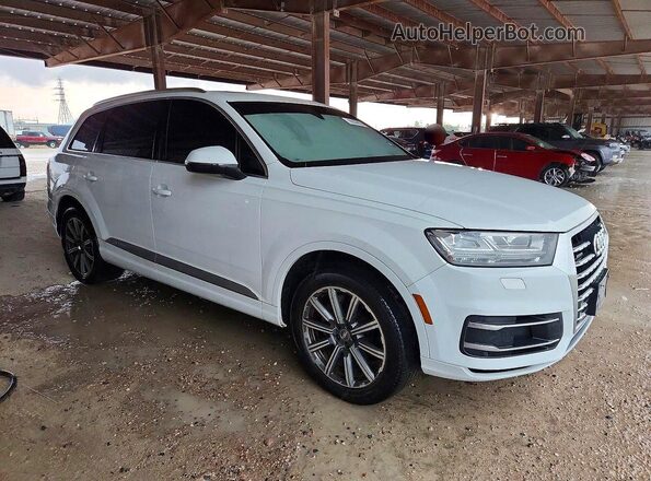WA1LAAF72HD026599 2017 AUDI Q7 White Widok zestawu wskaźników