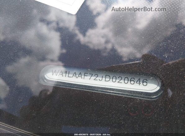 WA1LAAF72JD020646 2018 AUDI Q7 Black 