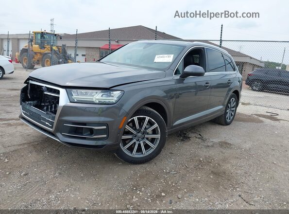 WA1LAAF72KD032037 2019 AUDI Q7 Gray Առջևի ձախ երեք քառորդ տեսարան