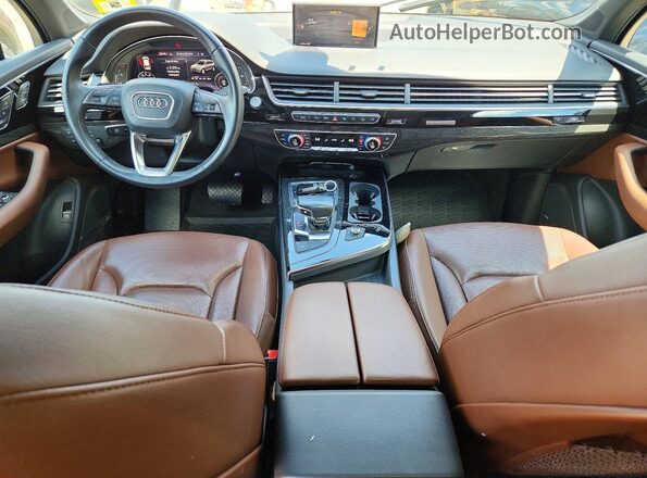 WA1LAAF72KD046682 2019 AUDI Q7 Black წინა პანელის ხედი