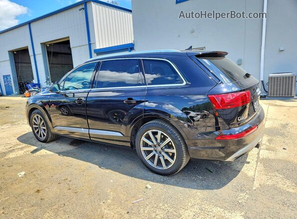 WA1LAAF72KD046682 2019 AUDI Q7 Black უკანა მარცხენა