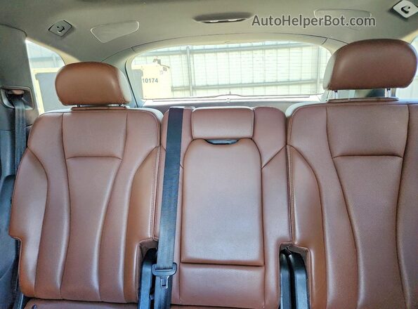 WA1LAAF72KD046682 2019 AUDI Q7 Black უკანა სავარძლების ხედი