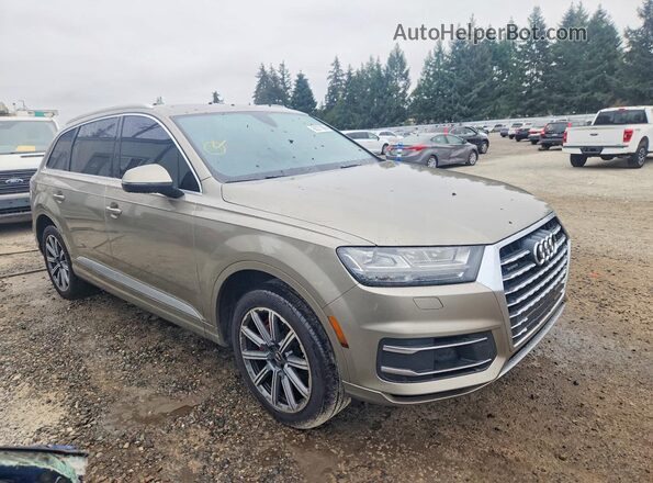 WA1LAAF73HD019242 2017 AUDI Q7 Tan Przód prawy