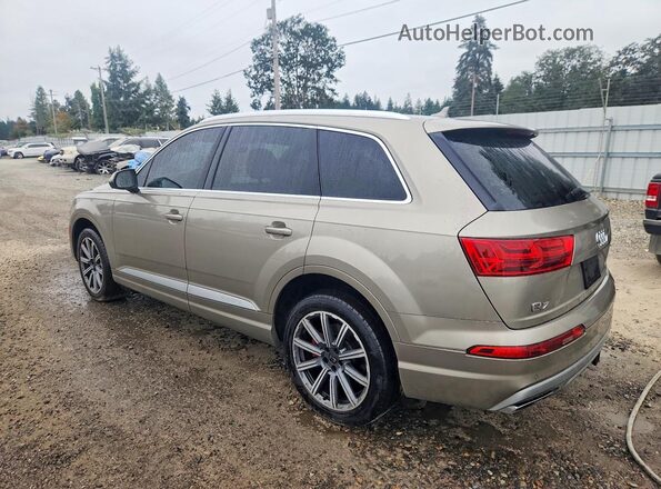 WA1LAAF73HD019242 2017 AUDI Q7 Tan Tył lewy