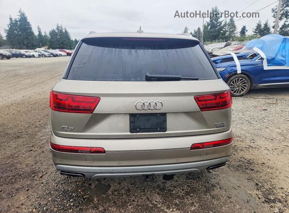 WA1LAAF73HD019242 2017 AUDI Q7 Tan Widok z tyłu