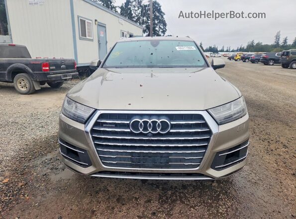 WA1LAAF73HD019242 2017 AUDI Q7 Tan Widok z przodu
