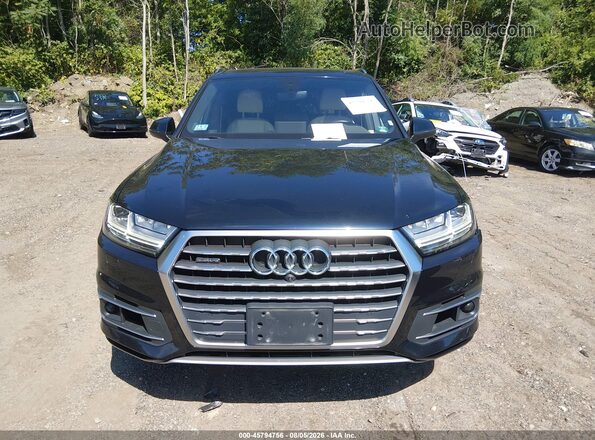 WA1LAAF73HD030502 2017 AUDI Q7 Black Widok zestawu wskaźników