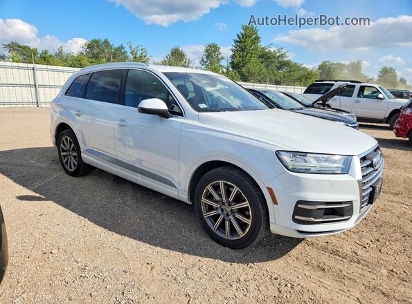 WA1LAAF73KD000293 2019 AUDI Q7 White Delantero derecho