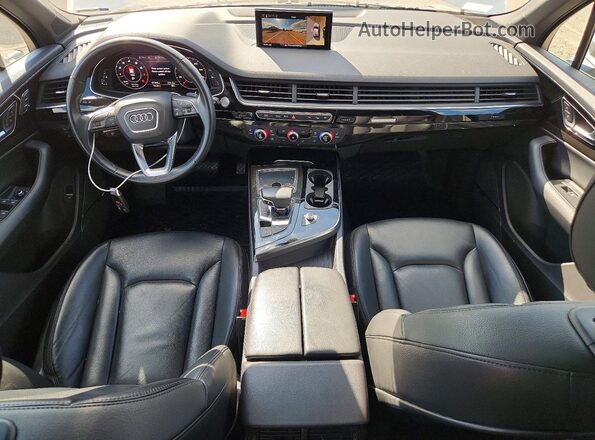 WA1LAAF73KD000293 2019 AUDI Q7 White Vista del salpicadero