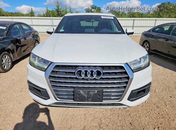 WA1LAAF73KD000293 2019 AUDI Q7 White Vista frontal