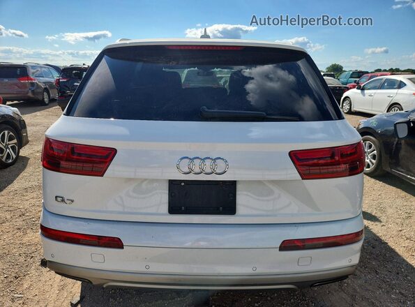 WA1LAAF73KD000293 2019 AUDI Q7 White Vista trasera