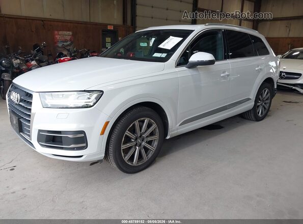 WA1LAAF73KD004506 2019 AUDI Q7 White Առջևի ձախ երեք քառորդ տեսարան