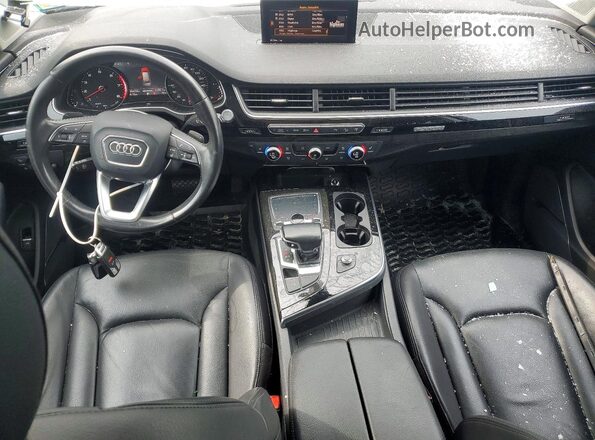 WA1LAAF74HD003311 2017 AUDI Q7 White წინა პანელის ხედი