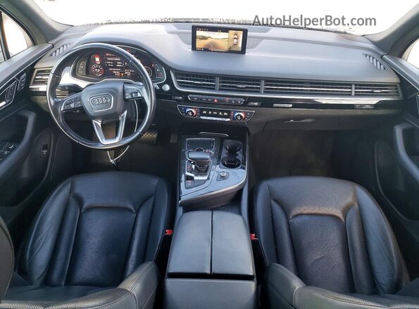 WA1LAAF74HD006323 2017 AUDI Q7 White Dashboard view