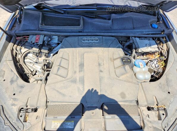 WA1LAAF74HD011330 2017 AUDI Q7 Silver Engine compartment view