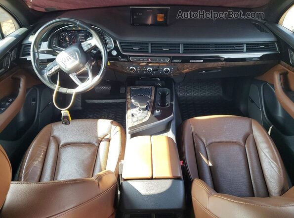 WA1LAAF74HD051035 2017 AUDI Q7 Gray Widok deski rozdzielczej