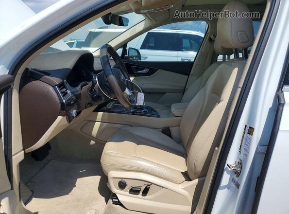 WA1LAAF75JD010077 2018 AUDI Q7 Белый Вид щитка приборов