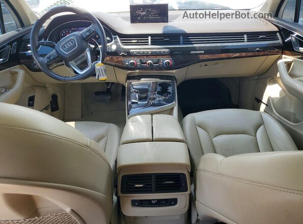 WA1LAAF75JD010077 2018 AUDI Q7 Белый Вид задних сидений