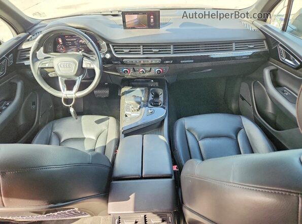 WA1LAAF75JD011925 2018 AUDI Q7 Black Առջևի վահանակի տեսք
