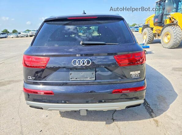 WA1LAAF75JD011925 2018 AUDI Q7 Black Հետևի տեսք