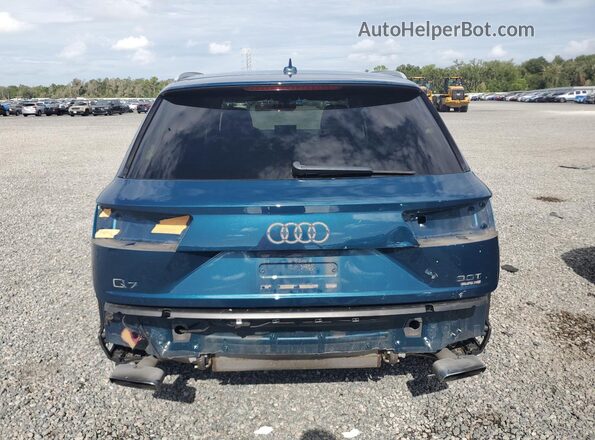 WA1LAAF75JD025436 2018 AUDI Q7 Teal Widok z tyłu