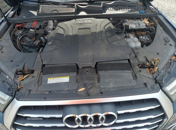 WA1LAAF75JD025436 2018 AUDI Q7 Teal Widok komory silnika
