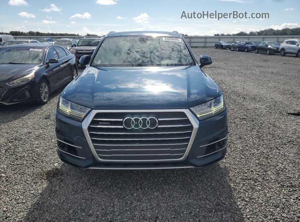 WA1LAAF75JD025436 2018 AUDI Q7 Teal Widok z przodu