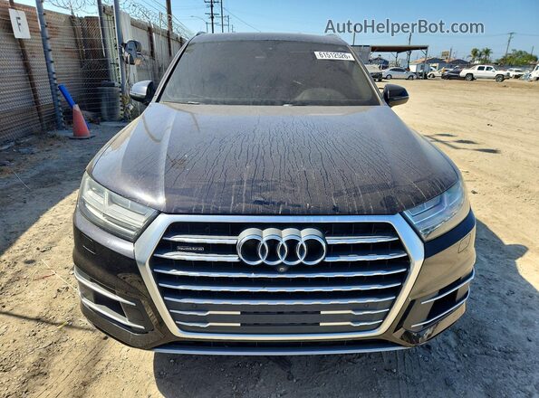 WA1LAAF76HD006503 2017 AUDI Q7 Black Widok z przodu
