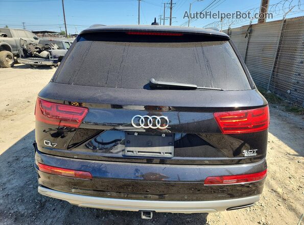 WA1LAAF76HD006503 2017 AUDI Q7 Black Widok z tyłu