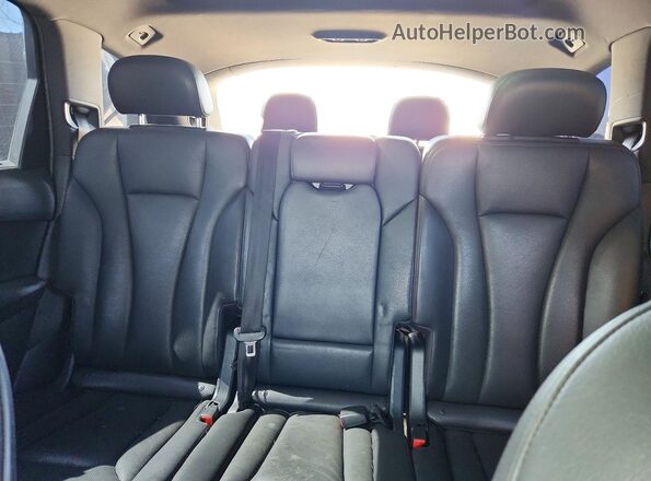 WA1LAAF76HD006503 2017 AUDI Q7 Black Widok tylnych siedzeń