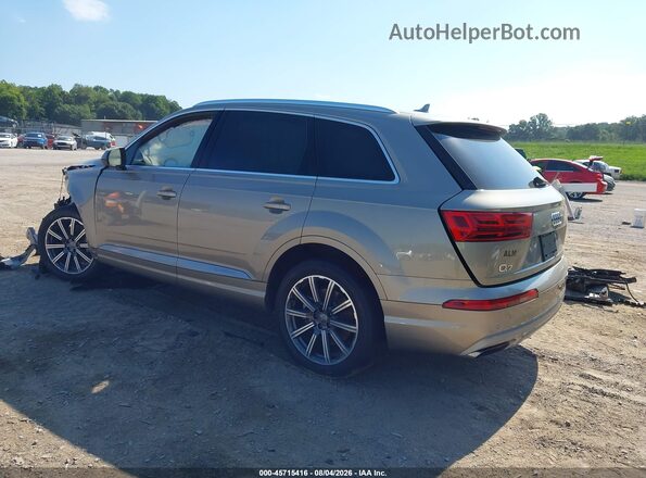 WA1LAAF76HD011491 2017 AUDI Q7 Silver Trasero izquierdo
