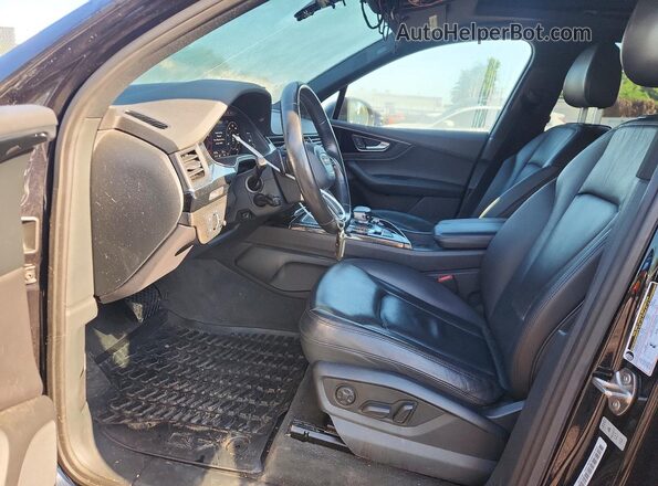 WA1LAAF76HD016691 2017 AUDI Q7 Black Vista interior delantera