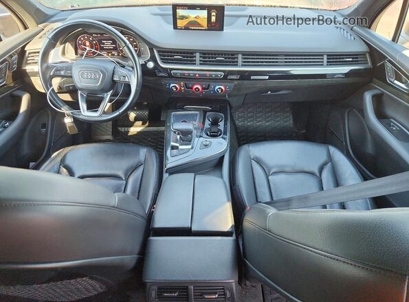 WA1LAAF76HD016691 2017 AUDI Q7 Black Vista del salpicadero