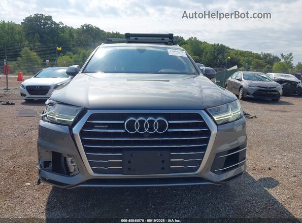 WA1LAAF76HD028002 2017 AUDI Q7 Gray Instrument cluster view
