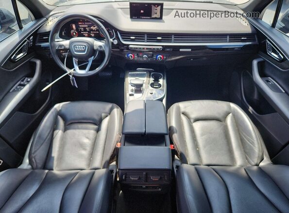 WA1LAAF76HD058729 2017 AUDI Q7 Gray Առջևի վահանակի տեսք